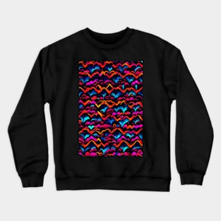 Colourful Neon pattern Crewneck Sweatshirt